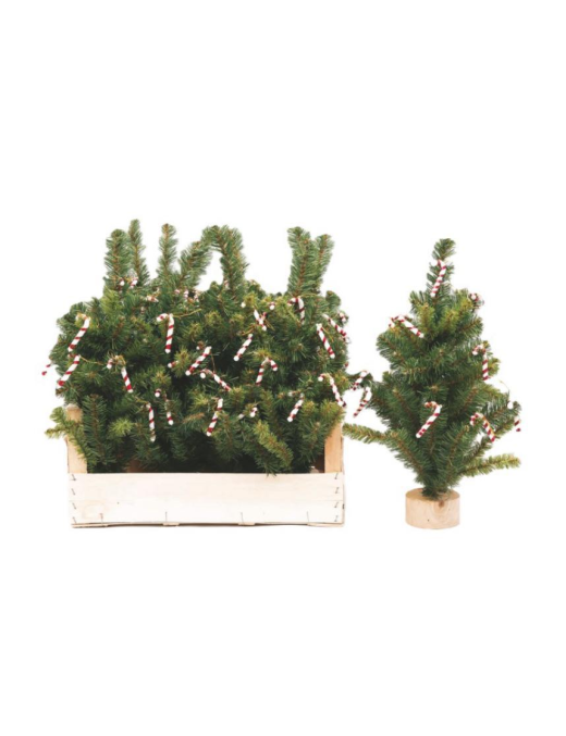 50cm Green PVC Tree with Sticks