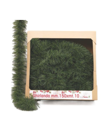 GREEN PVC GARLAND mm150x10m