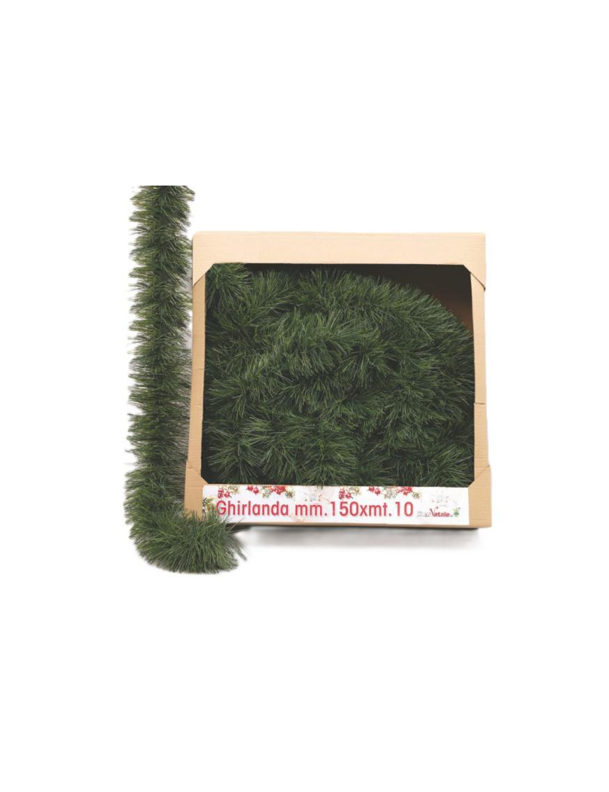 GREEN PVC GARLAND mm150x10m