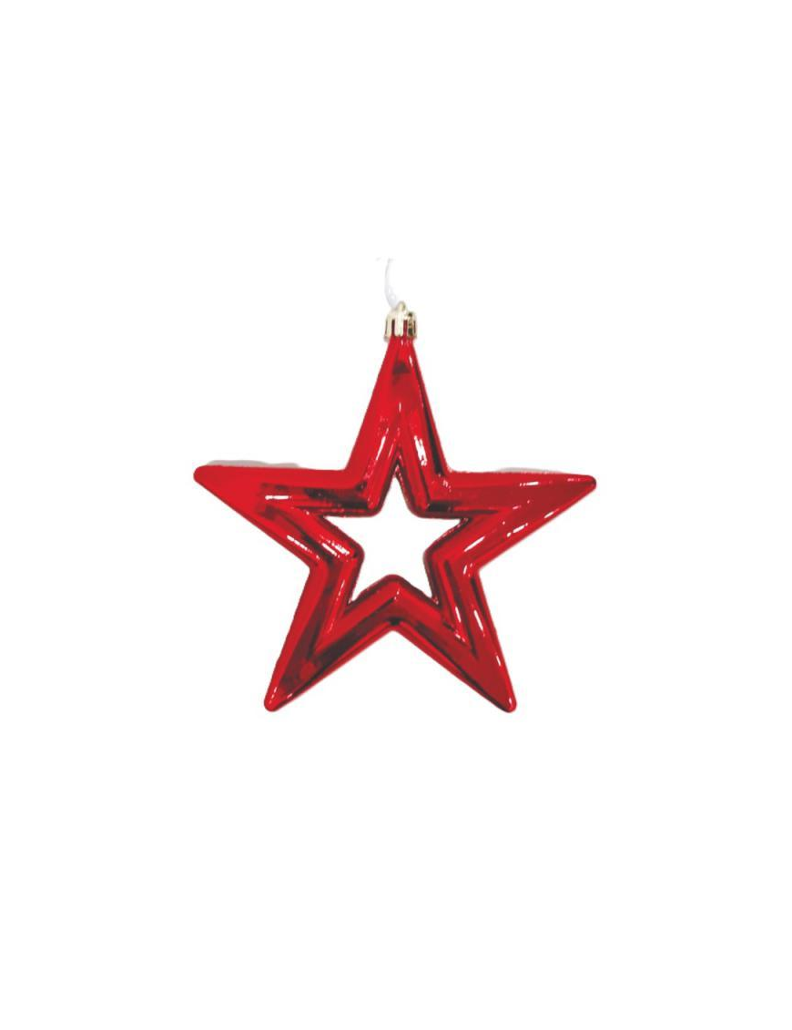 APPENDINO PVC STELLA 14cm ROSSO
