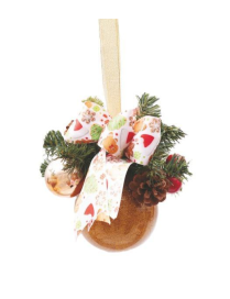 GOLD GINGERBREAD POLYSTYRENE BALL 120mm
