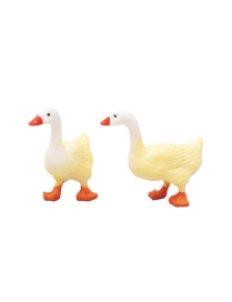 ANIMAL NATIVITY GEESE 3cm 2 pieces