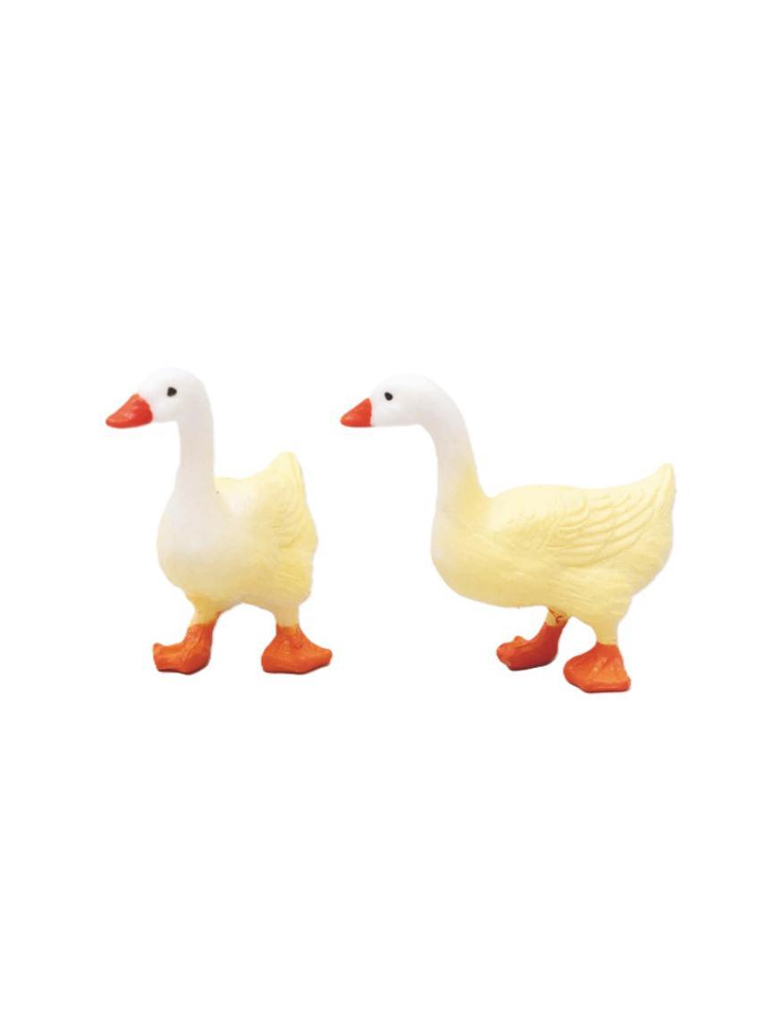 ANIMAL NATIVITY GEESE 3cm 2 pieces