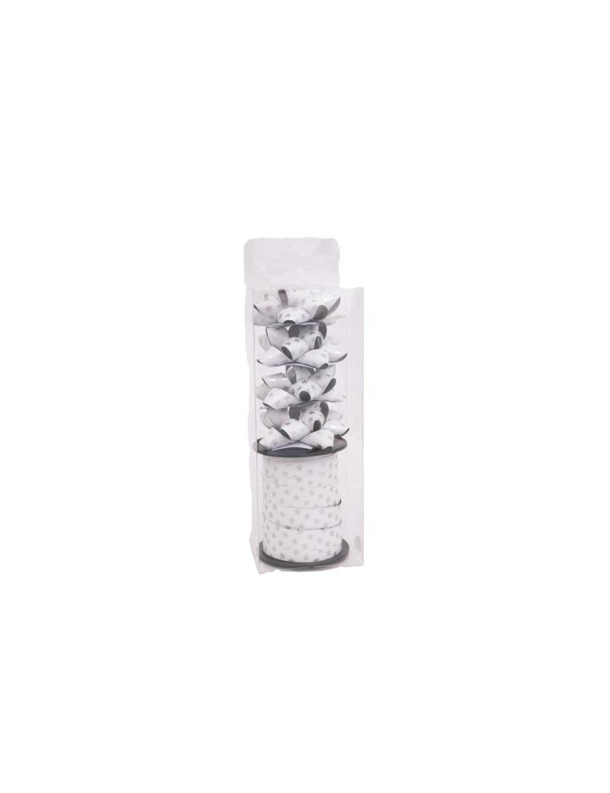 5-piece rosette set + SILVER PVC sheep