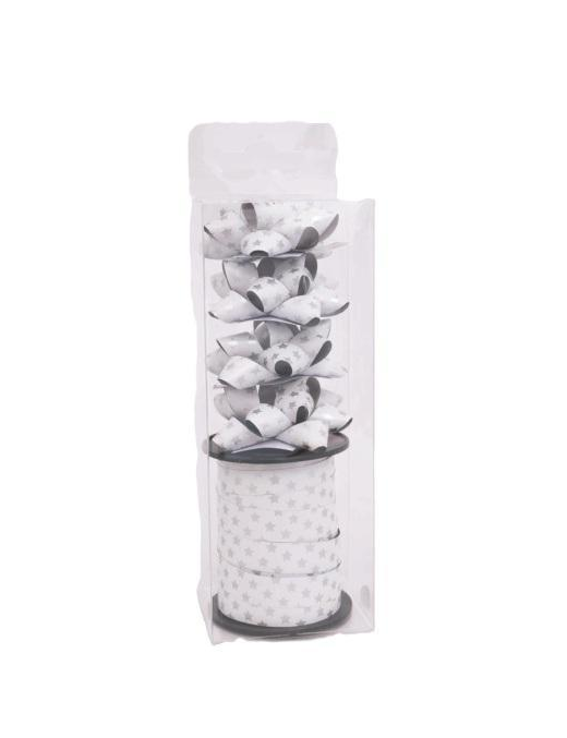 5-piece rosette set + SILVER PVC sheep