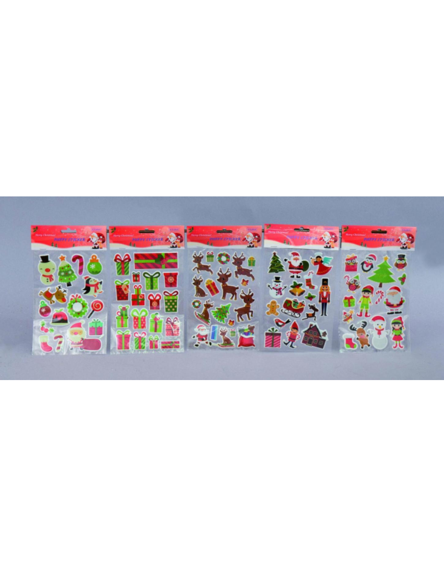 STICKERS NATALIZI 14x21cm
