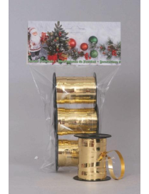 5mm x 10mt GOLD POLYPROPYLENE TAPE 3 pieces