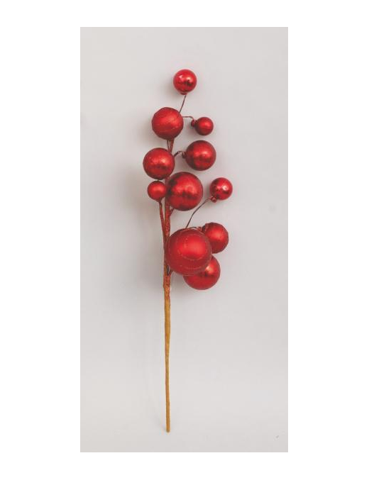 RAMETTO BACCHE ROSSO 46cm AP-40157