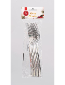 L.PL ARGENTO FORCHETTE 6pz 19cm 16425
