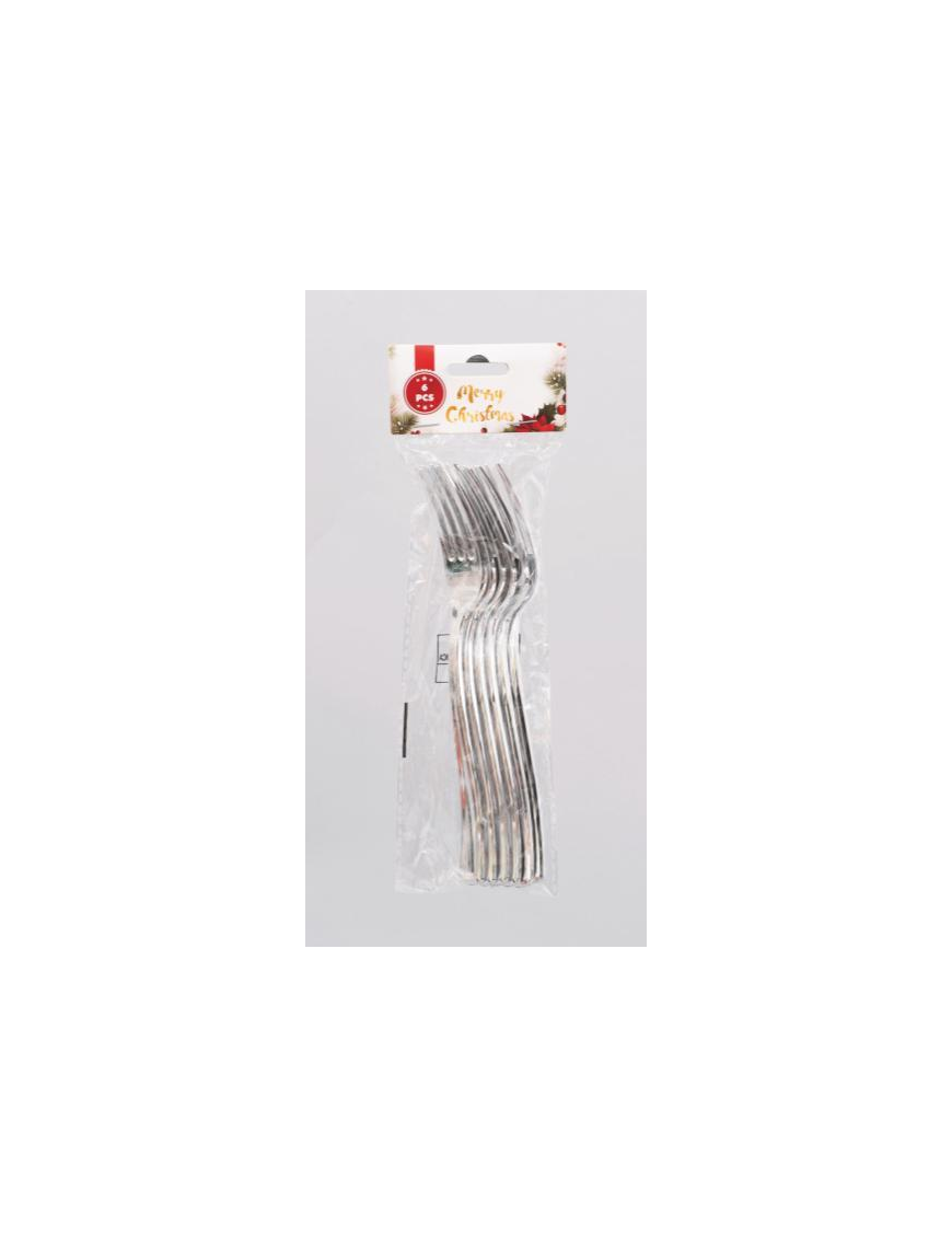 L.PL ARGENTO FORCHETTE 6pz 19cm 16425