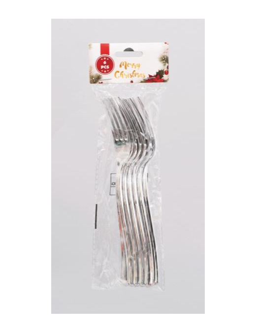 L.PL ARGENTO FORCHETTE 6pz 19cm 16425