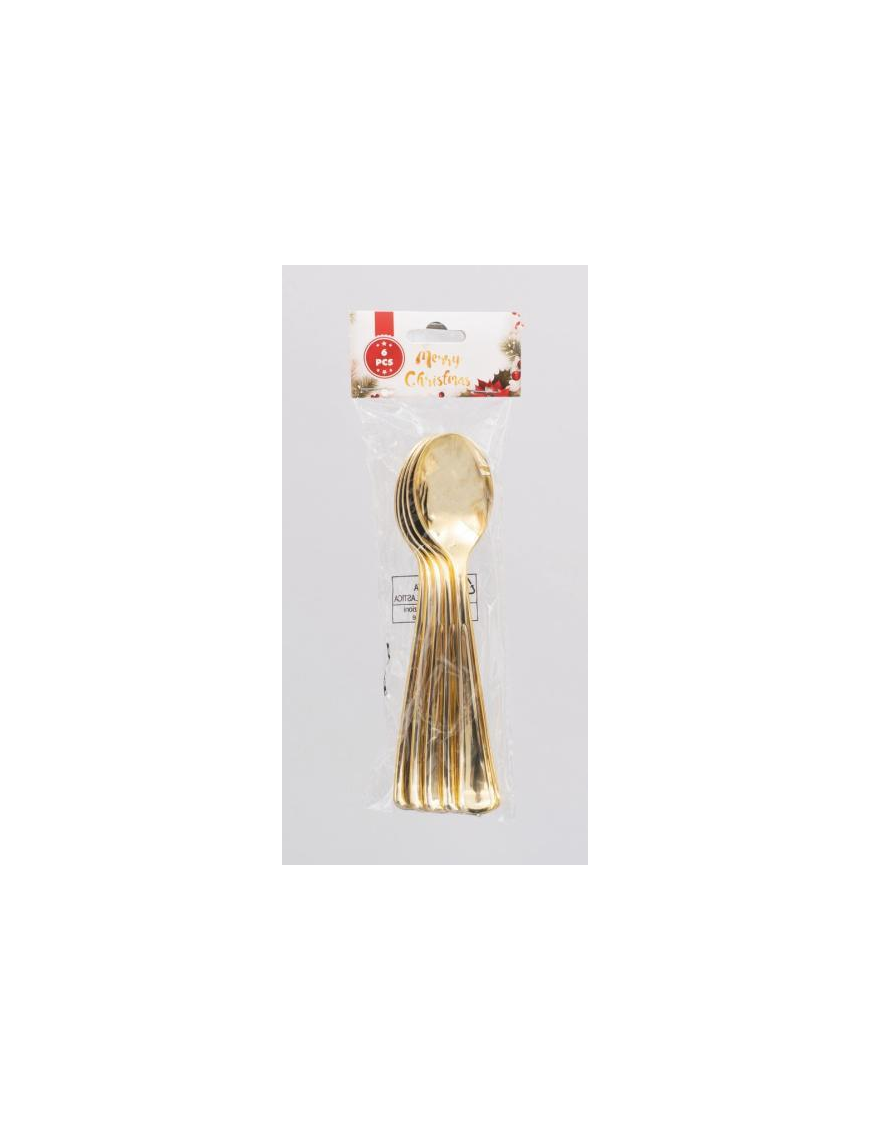 L.PL ORO CUCCHIAI 6pz 17cm 16429