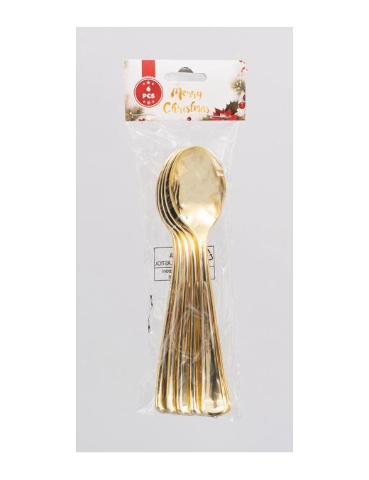L.PL ORO CUCCHIAI 6pz 17cm 16429