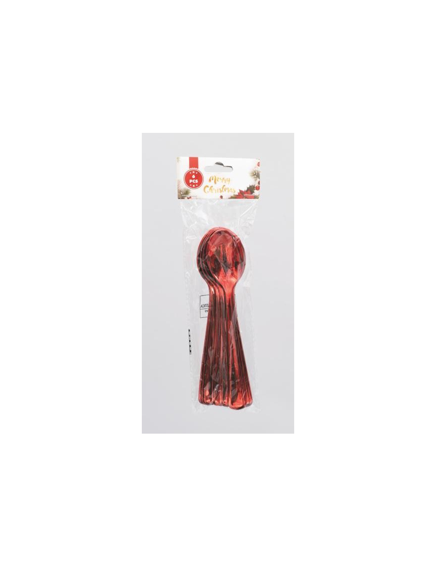 L.PL ROSSO CUCCHIAI 6pz 17cm 16430