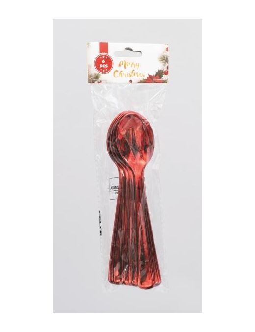 L.PL ROSSO CUCCHIAI 6pz 17cm 16430