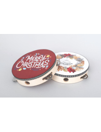 TAMBURELLO LEGNO DEC.NAT. 25cm 40288