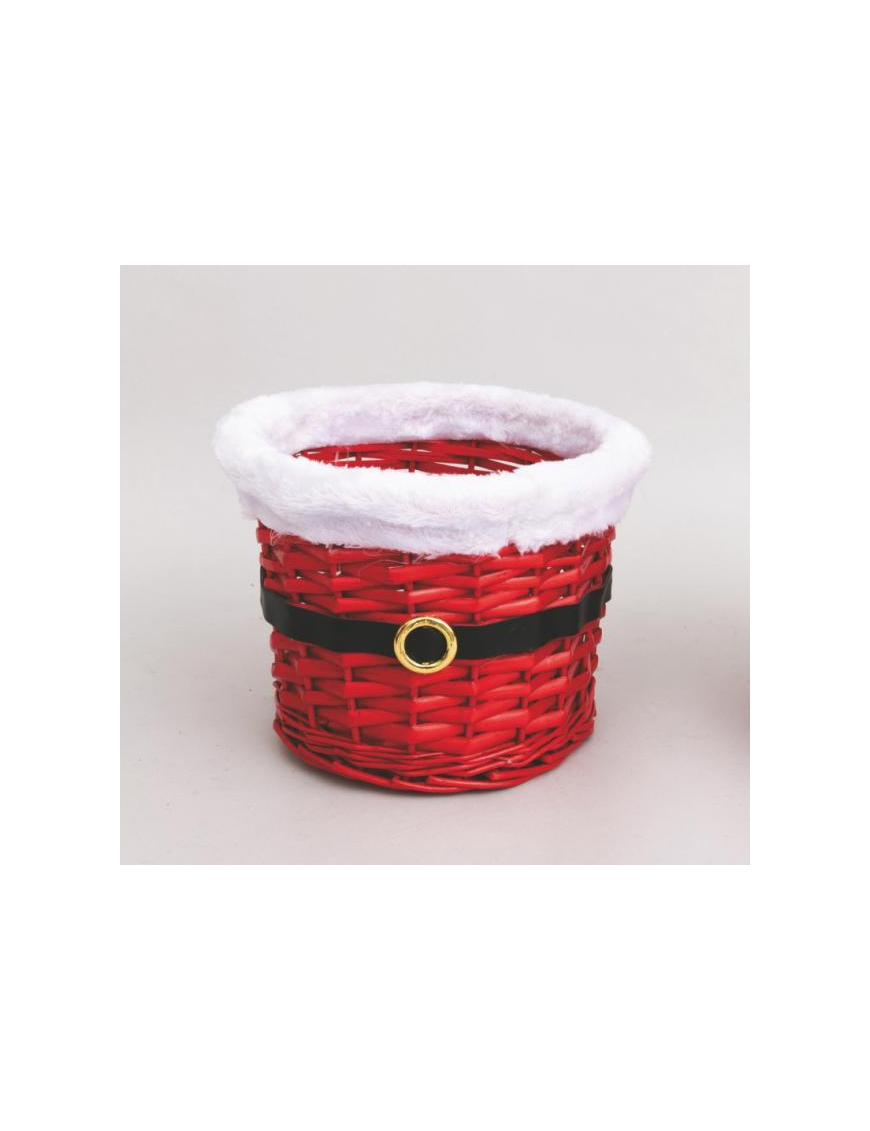 CESTINO VIMINI ROSSO 22x17cm 88463