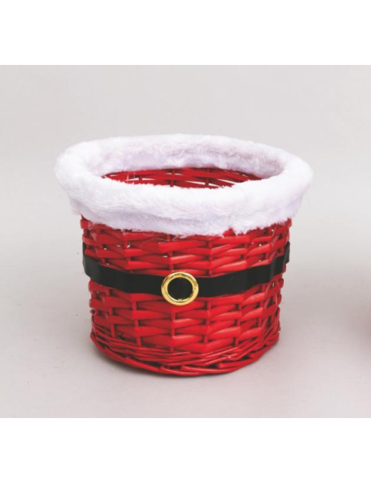 CESTINO VIMINI ROSSO 22x17cm 88463
