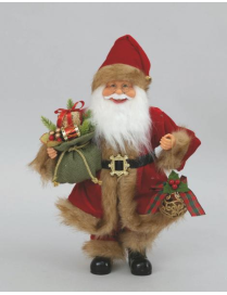 BABBO NATALE VELLUTO C/SFERA 60cm 76322