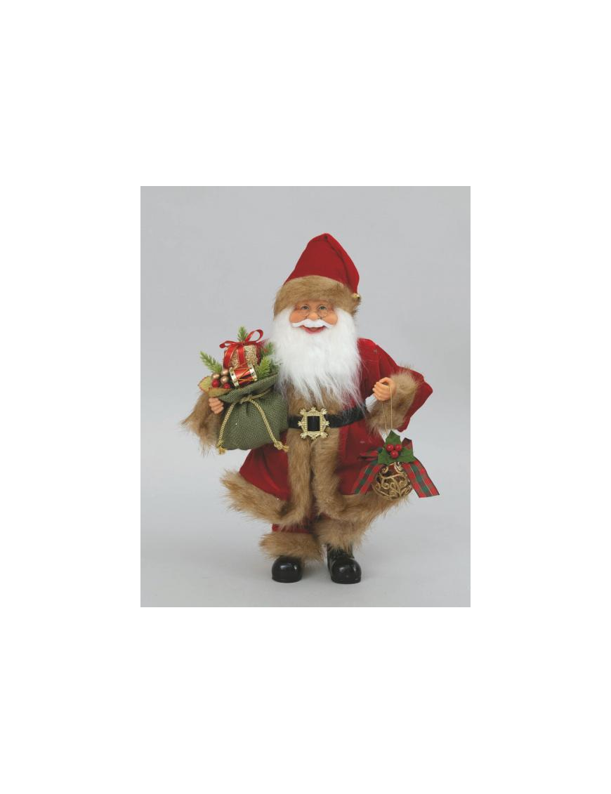 BABBO NATALE VELLUTO C/SFERA 60cm 76322