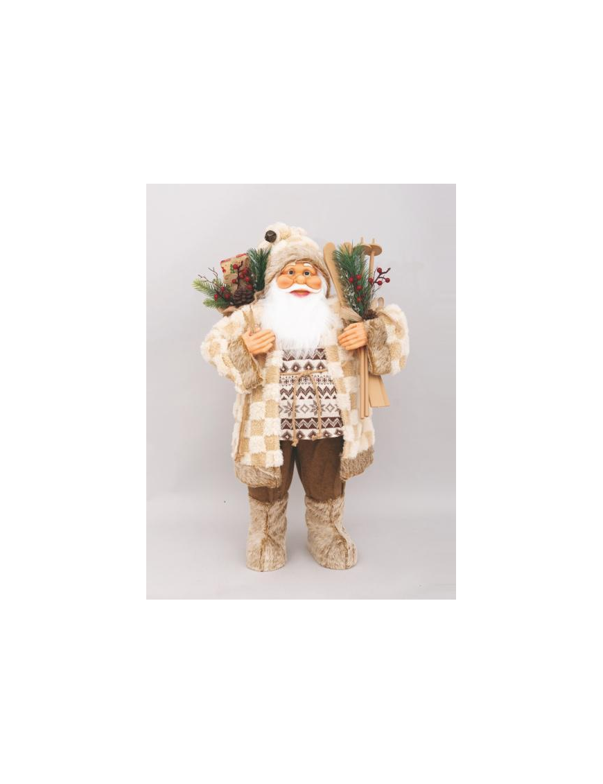 BABBO NATALE MARRONE 80cm 76885