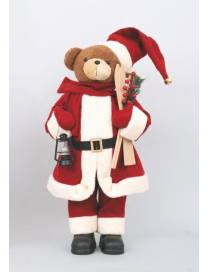 ORSO ABITO ROSSO 65cm C/SCII 76942