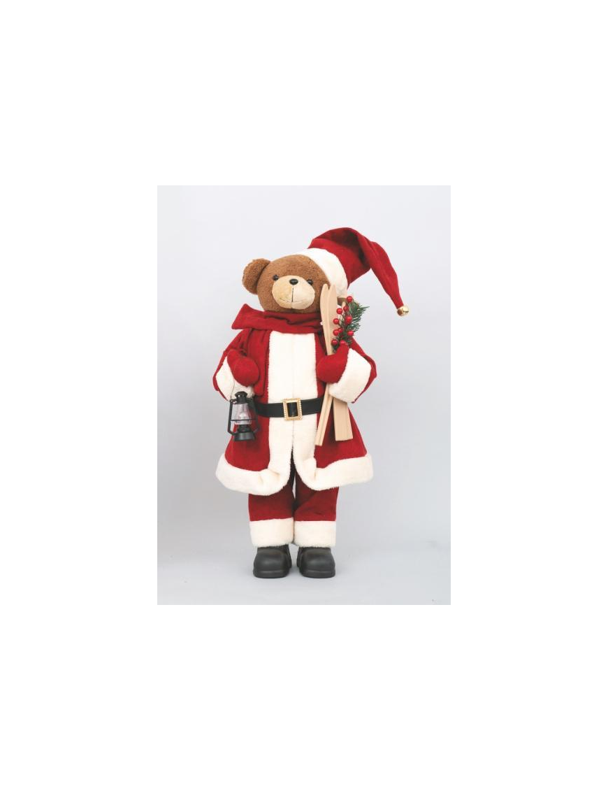 ORSO ABITO ROSSO 65cm C/SCII 76942