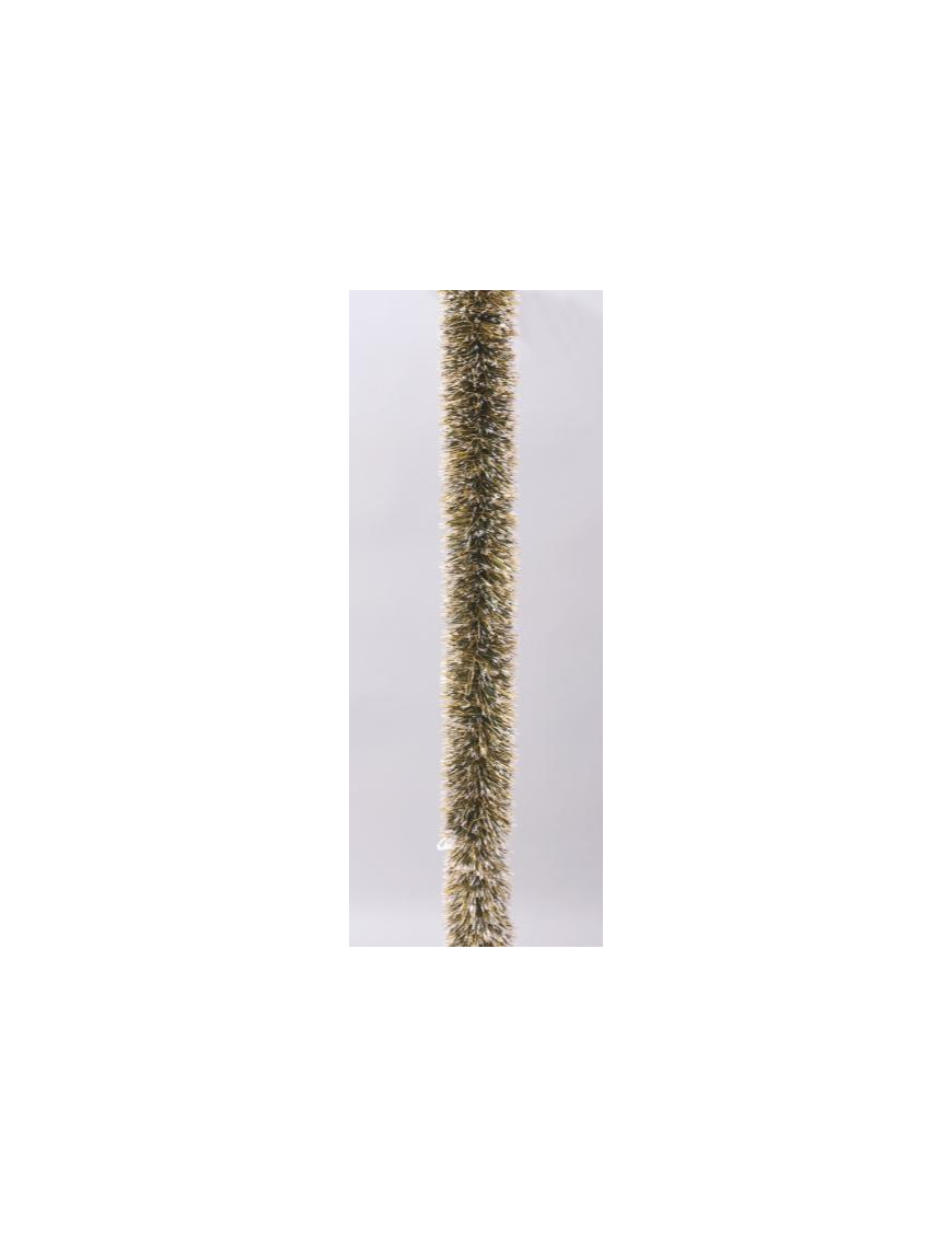 GHIRLANDA  ORO PUNTE BIANCHE mm150 2,7mt