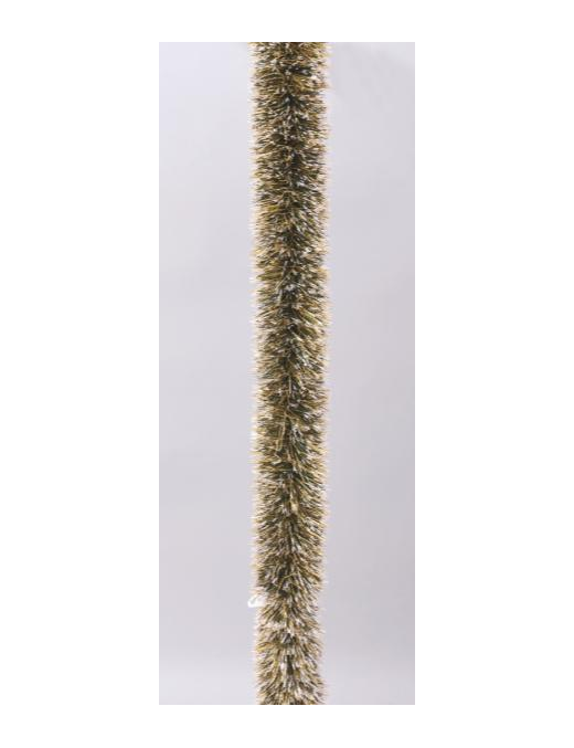 GHIRLANDA  ORO PUNTE BIANCHE mm150 2,7mt