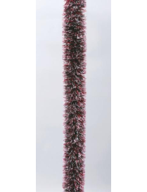 GHIRLANDA  ROSSO PUNTE BIANCHE mm150 2,7