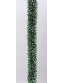 GHIRLANDA  VERDE PUNTE BIANCHE mm150 2,7