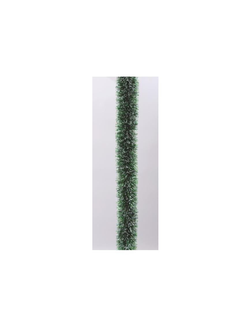 GHIRLANDA  VERDE PUNTE BIANCHE mm150 2,7