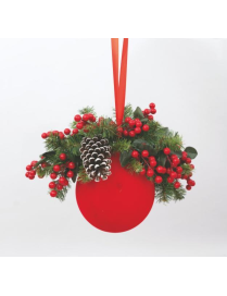 SFERA PVC VELLUTO ROSSO 200mm FL-90500