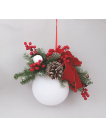 SFERA PVC VELLUTO BIANCA 200mm FL-90541