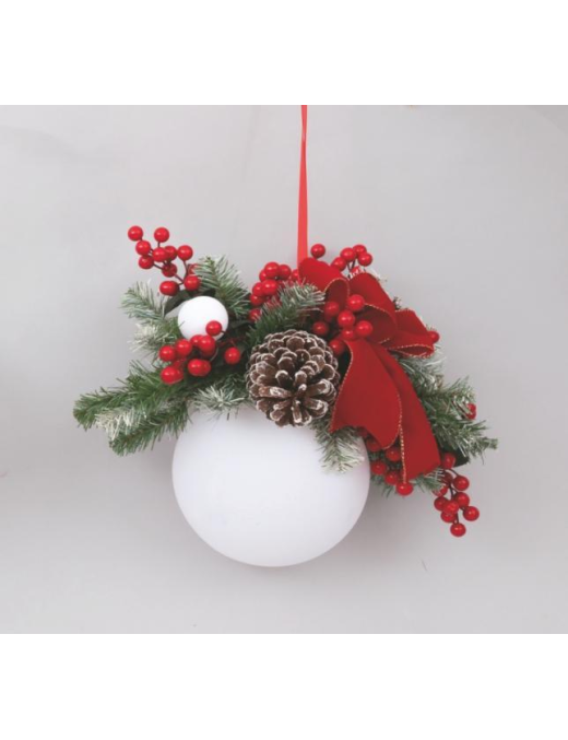 SFERA PVC VELLUTO BIANCA 200mm FL-90541