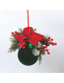 SFERA PVC VELLUTO VERDE 120mm FL-90542