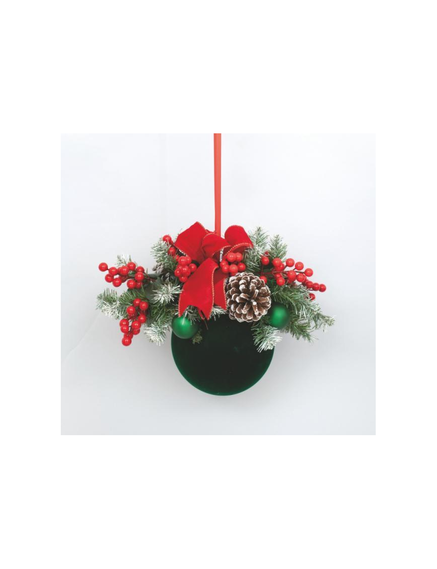 SFERA PVC VELLUTO VERDE 200mm FL-90544