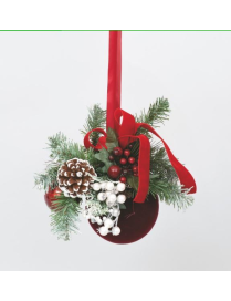 SFERA PVC VELLUTO BORDEAUX 120mm FL-9054