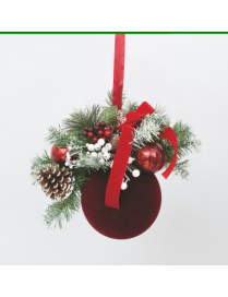 SFERA PVC VELLUTO BORDEAUX 150mm FL-9054