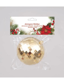 GOLD MIRROR BALL 100mm 1pc