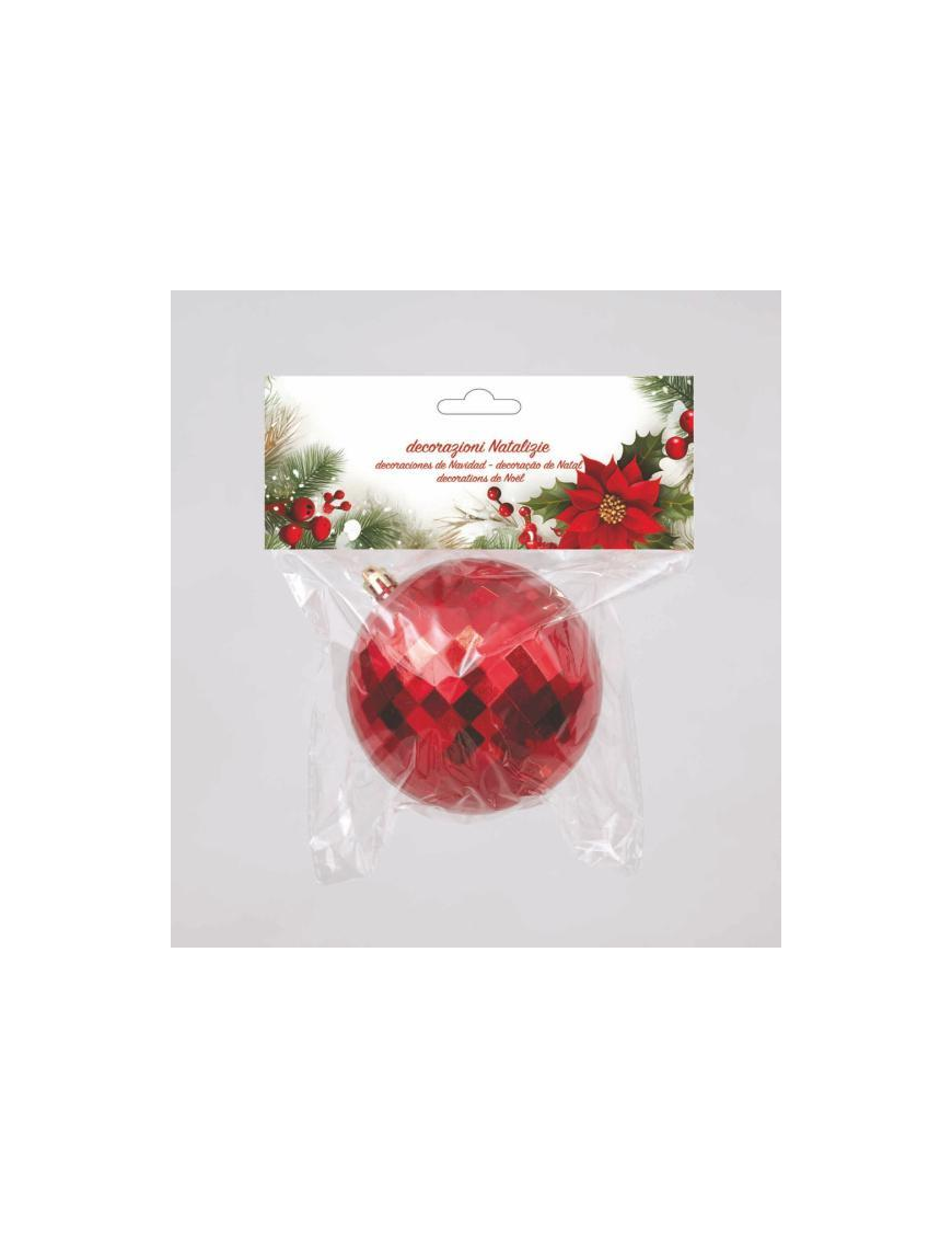 SFERA SPECCHIETTI ROSSO 100mm 1pz