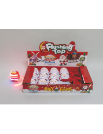 TROTTOLA 7cm DEC. NATALE LUM. V-50730