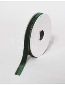 NASTRINO VELLUTO VERDE mm10x2,7mt