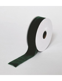 NASTRINO VELLUTO VERDE mm25x2,7mt