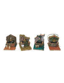 FOUNTAIN 12x19cm WITH ELECTRIC PUMP ASSORTED MODELS