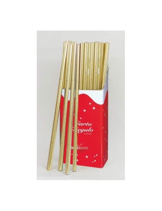 FOGLIO CARTA REGALO ORO 70x100cm