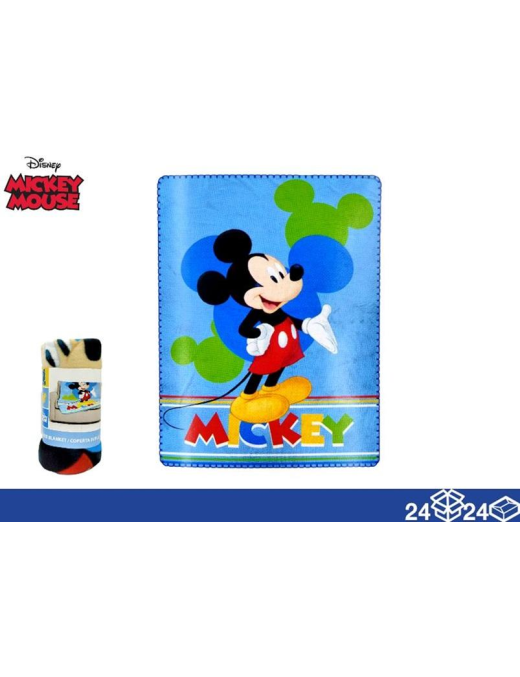 MICKEY PLAID PILE 100x140cm 250gr