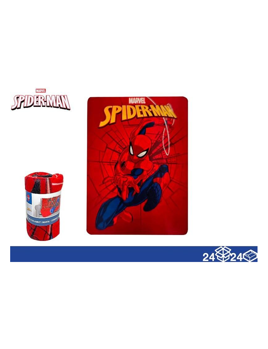 SPIDERMAN PLAID PILE 100x140cm 250gr
