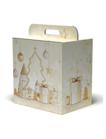 SCATOLA PORTAPANETTONE 33x24x34 cm
