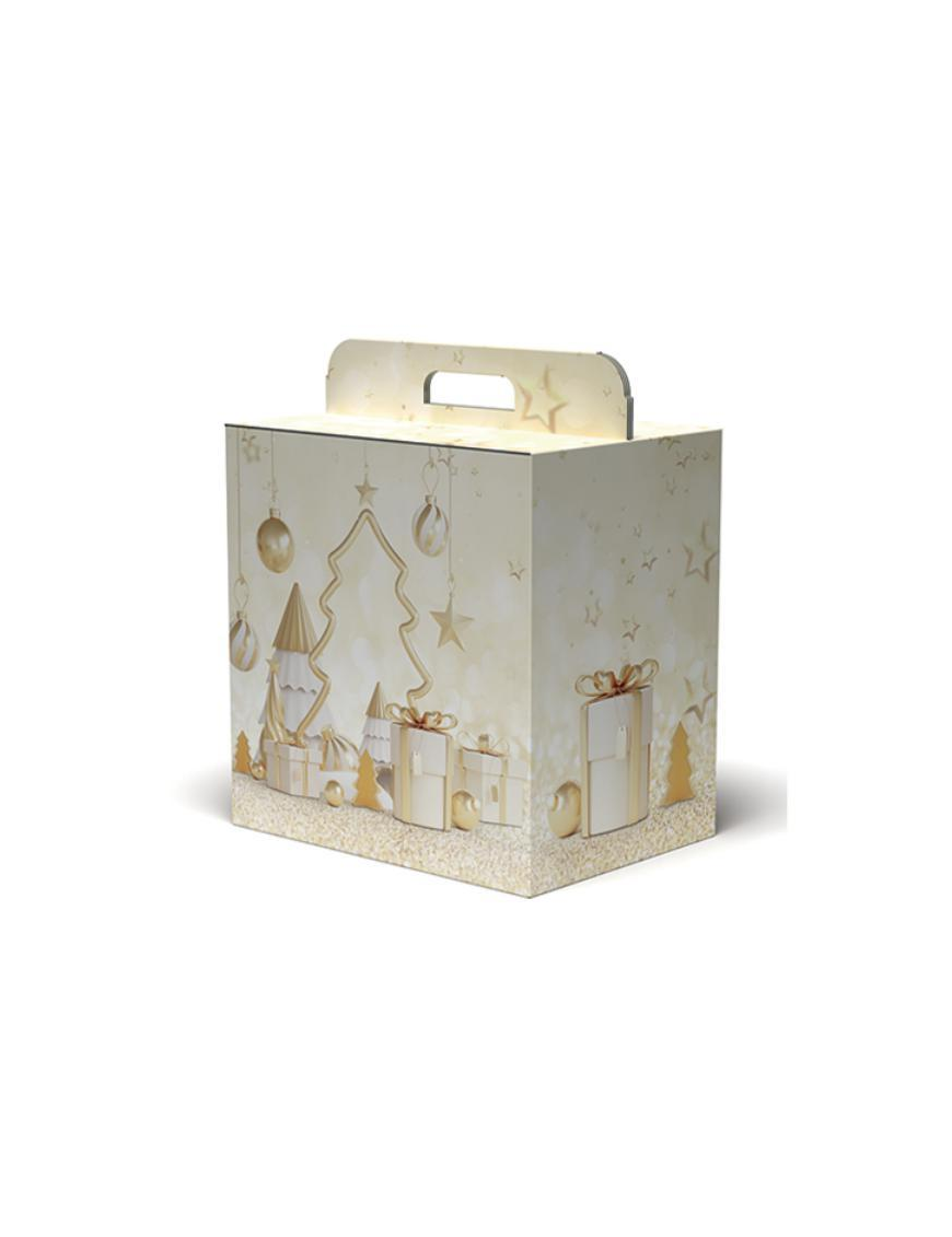 SCATOLA PORTAPANETTONE 33x24x34 cm